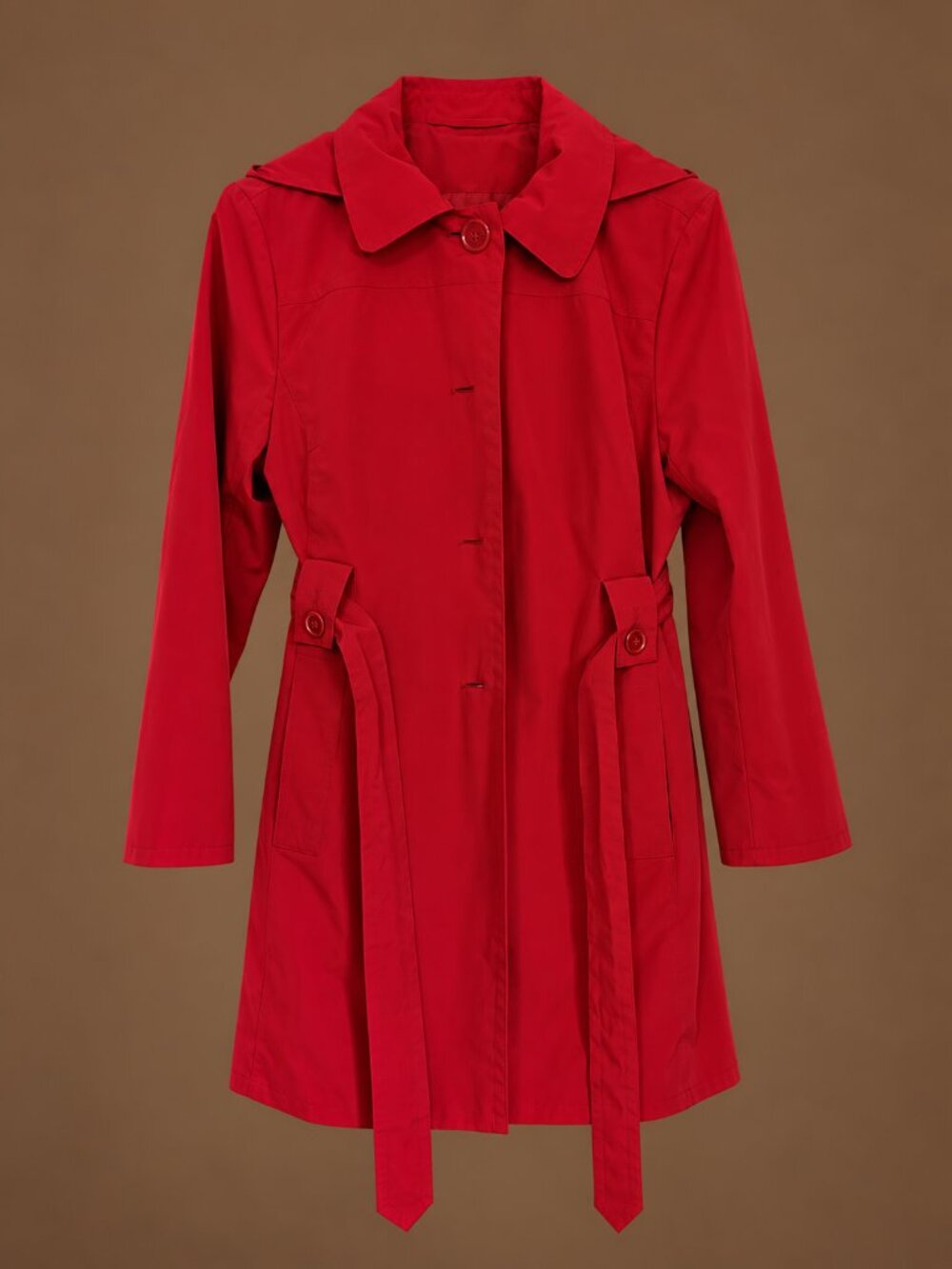 ❤️ Women’s Red Trench-Style Coat